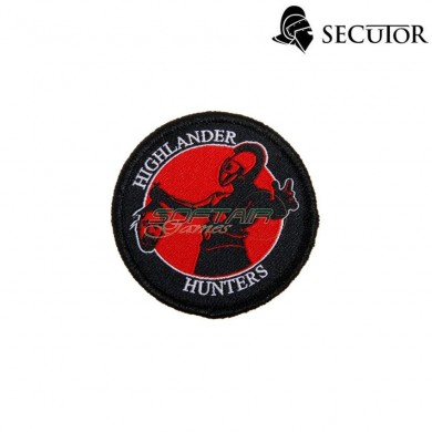 Patch Ricamata Helmet Sfondo Rosso Secutor (sr-sap0003)