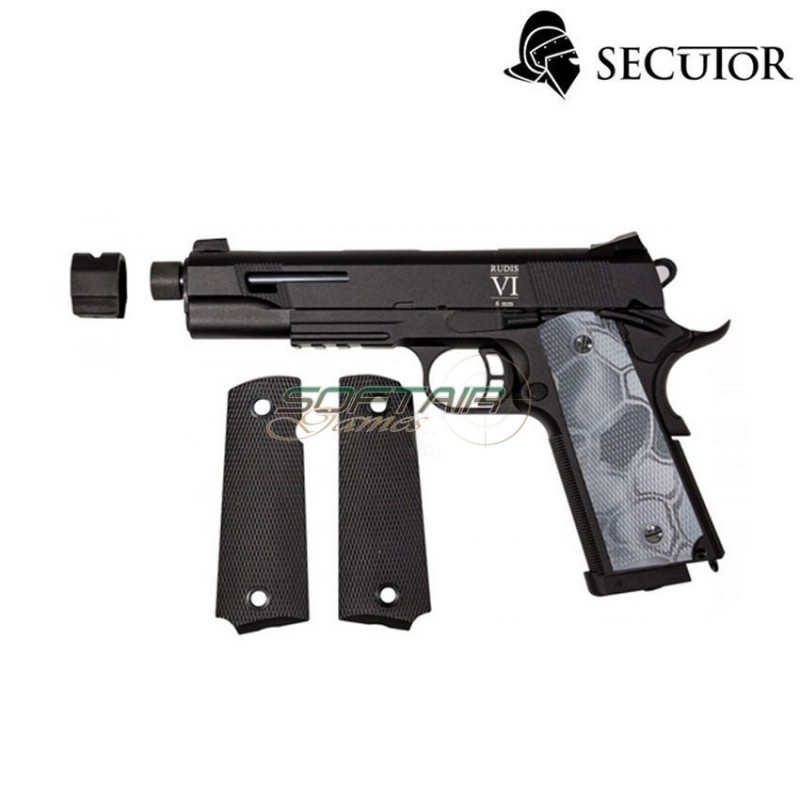 Pistola A Co2 Rudis Custom Vi 1911 Thyphon Secutor (sr-sar0034)