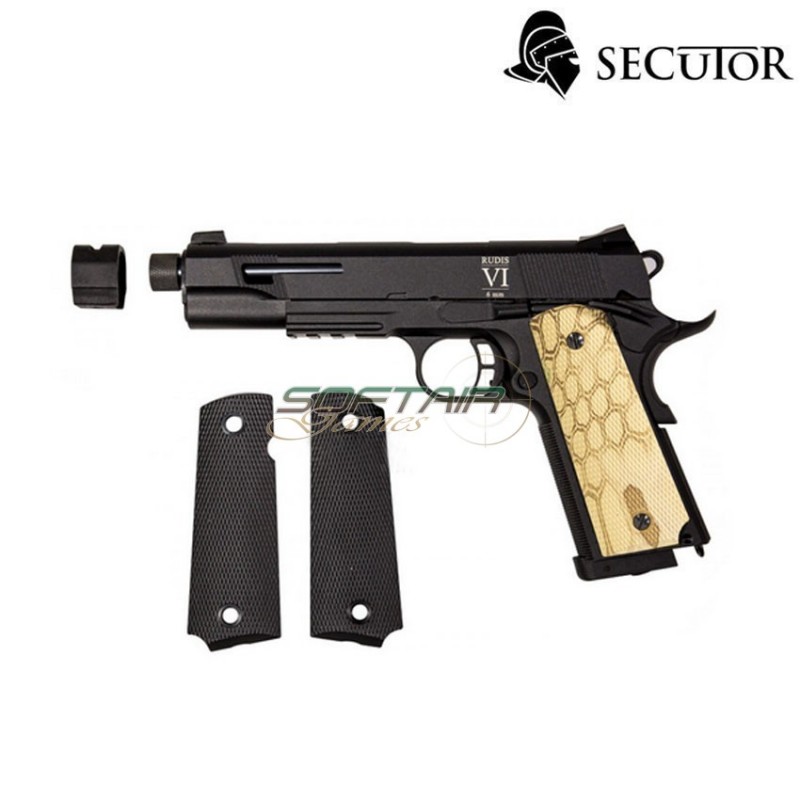 Co2 Pistol Rudis Custom Vi 1911 Nomad Secutor (sr-sar0035)