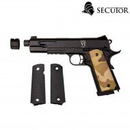 Co2 Pistol Rudis Custom Vi 1911 Multicam Secutor (sr-sar0036)