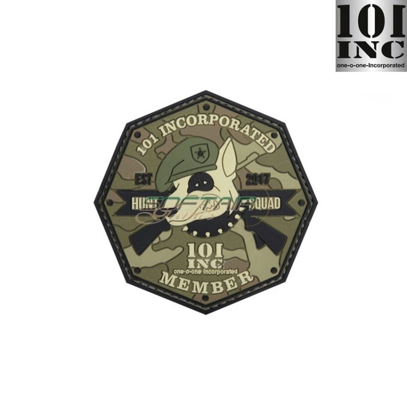 101 INC Hunt Squad Marron # PATCH VELCRO Insigne airsoft paintball 