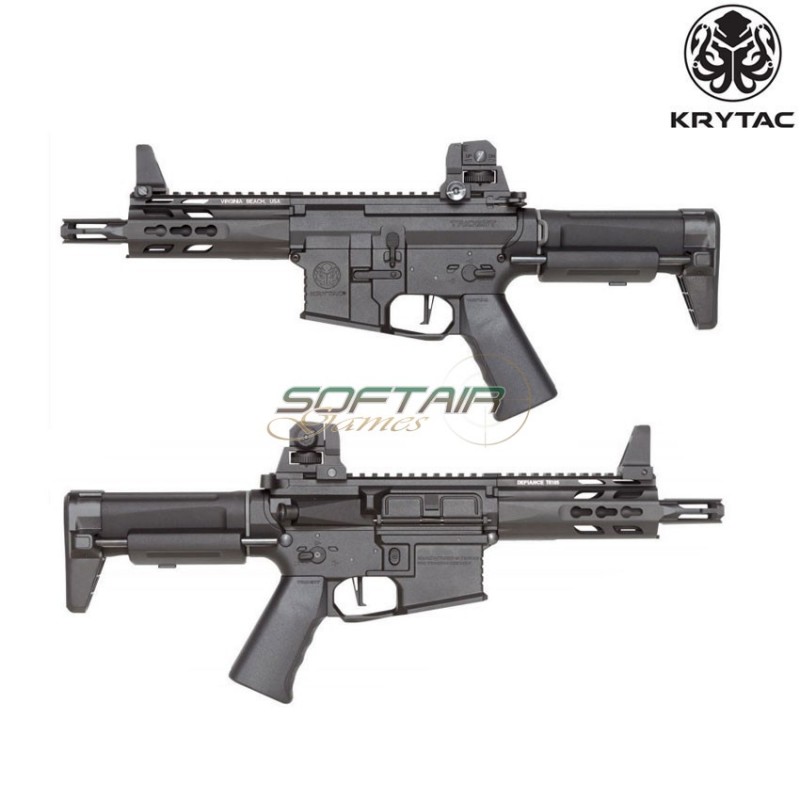 Electric Rifle Trident Mk2 Pdw Black Krytac (kry-tri-mk2-pdw-bk)