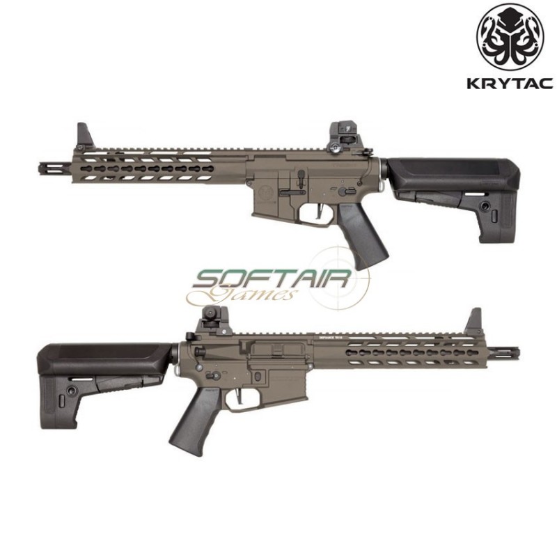 Electric Rifle Trident Crb Mk2 Dark Earth Krytac (kry-tri-crb-mk2-de)