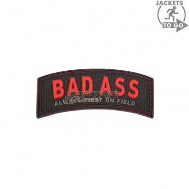 Patch 3d Pvc Bad Ass Jacket To Go (jtg-23885)