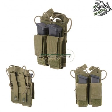 Tasca Doppia Fast Caricatori Mp5/pistola Olive Drab Frog Industries® (fi-018845-od)