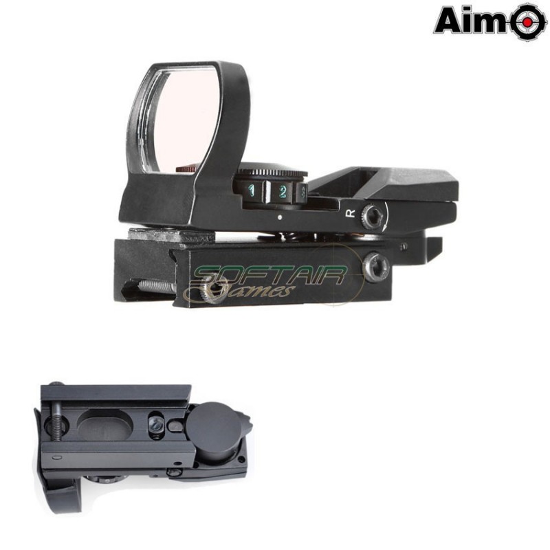 Olografico Black Red/green Dot Multi Reticolo Aim-o (ao3015-bk)