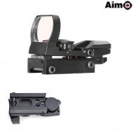 Olografico Black Red/green Dot Multi Reticolo Aim-o (ao3015-bk)