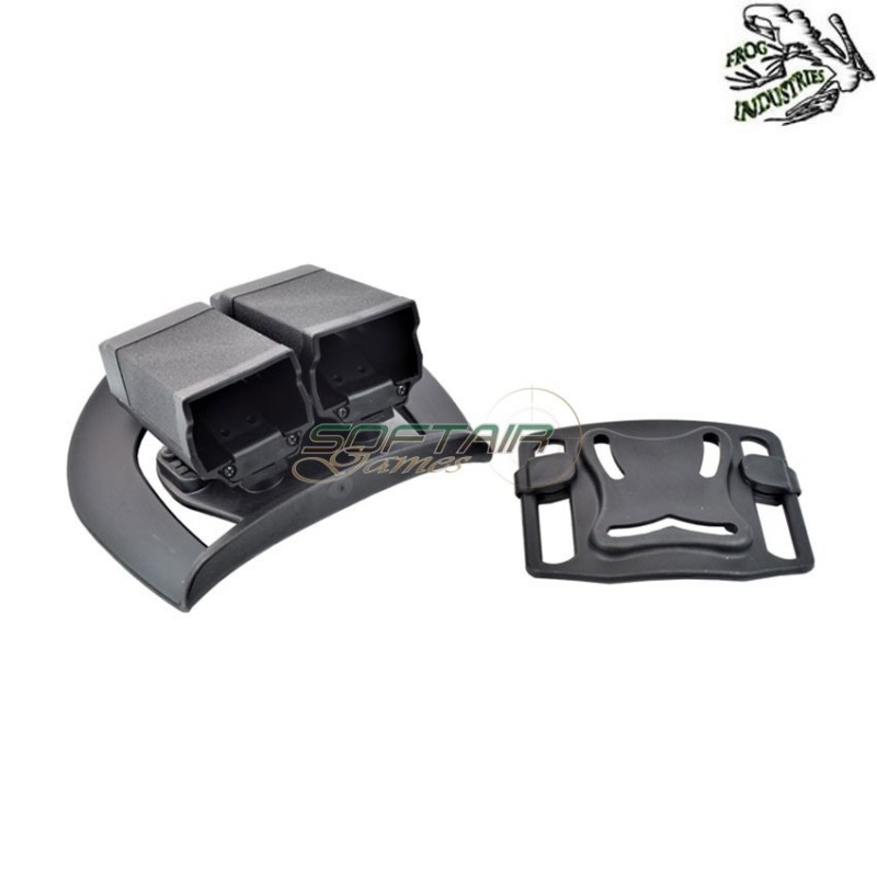 Fondina Rigida Caricatori 1911 Black Double System Frog Industries® (fi-h19car-b)