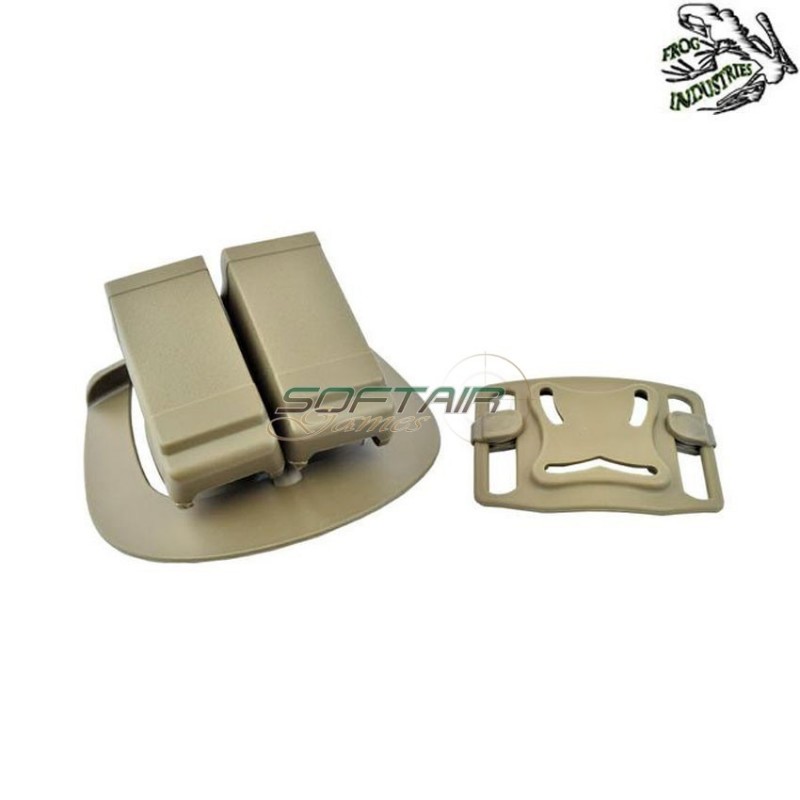 Fondina Rigida Caricatori 1911 Dark Earth Double System Frog Industries® (fi-h19car-t)