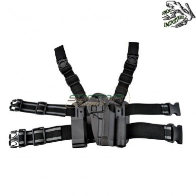 Rigid Holster Set M92 Black Frog Industries® (fi-hkit-m9-b)