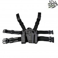 Fondina Rigida Cosciale Set M92 Black Frog Industries® (fi-hkit-m9-b)