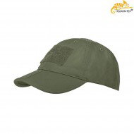 Baseball Folding Cap Olive Green Polycotton Ripstop Helikon-tex® (ht-cz-bbf-pr-02)