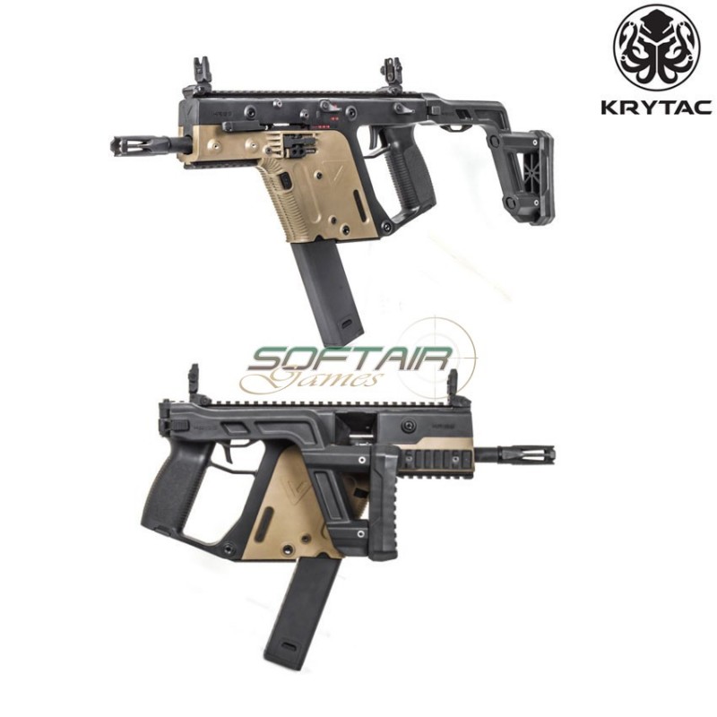 Submachine Gun Aeg Smg Kriss Vector Two Tone Krytac® (kry-kriss-aeg-tt)