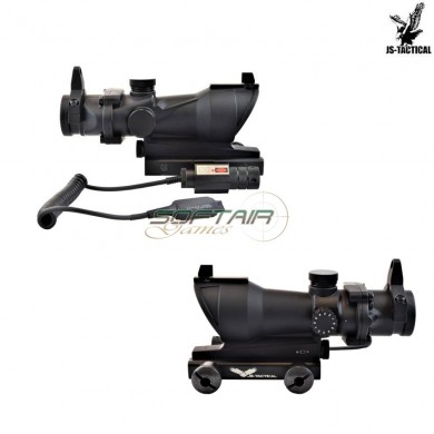 Dot Acog 1x32 C/laser Rosso Js Tactical (js-132b)