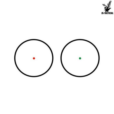 Dot Acog 1x32 C/laser Rosso Js Tactical (js-132b)