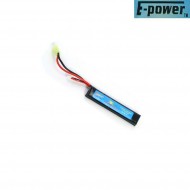 Batteria Lipo Connettore Mini Tamiya 7.4.v X 750mah 15c Stick Type E-power (ep-7.4x750)