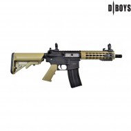 Electric Rifle M4 Keymod 8" Black/tan Dboys (1281bt)