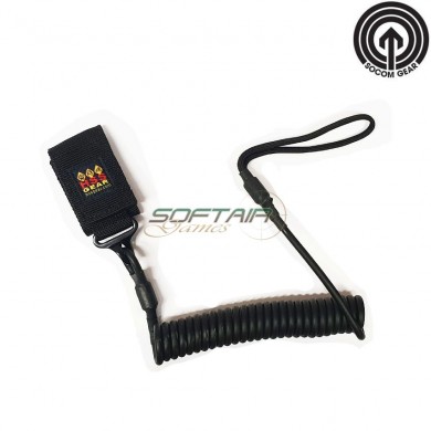 Tactical Pistol Sling Hss Gear Black Socom Gear (sog-1)