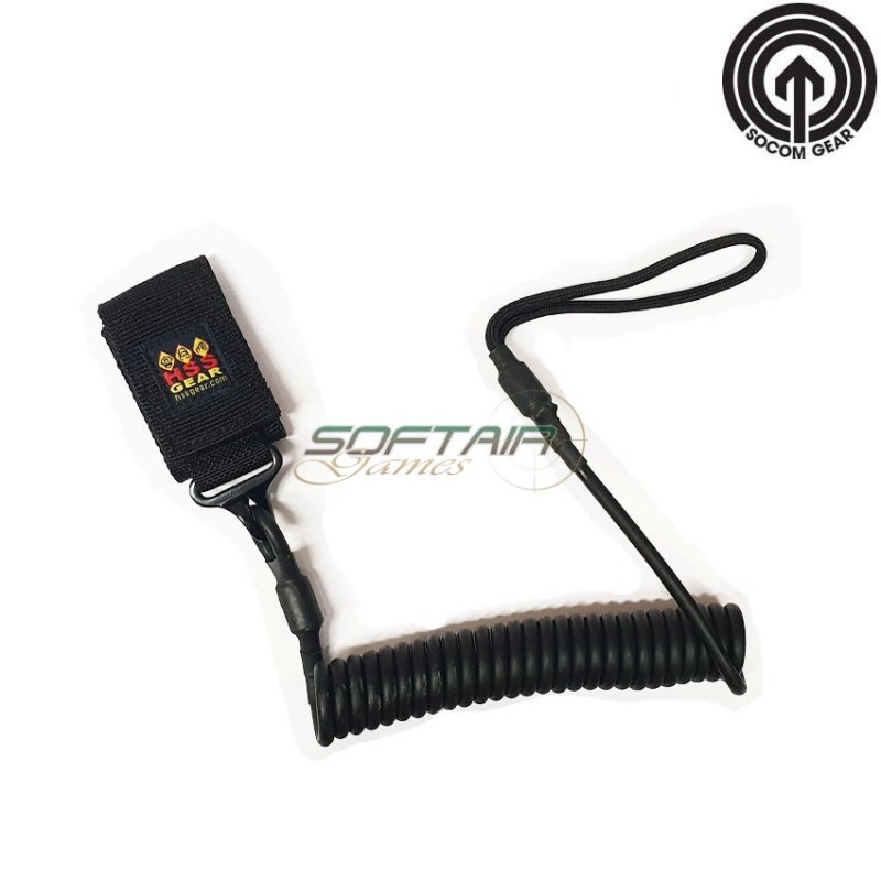 Tactical Pistol Sling Hss Gear Black Socom Gear (sog-1)