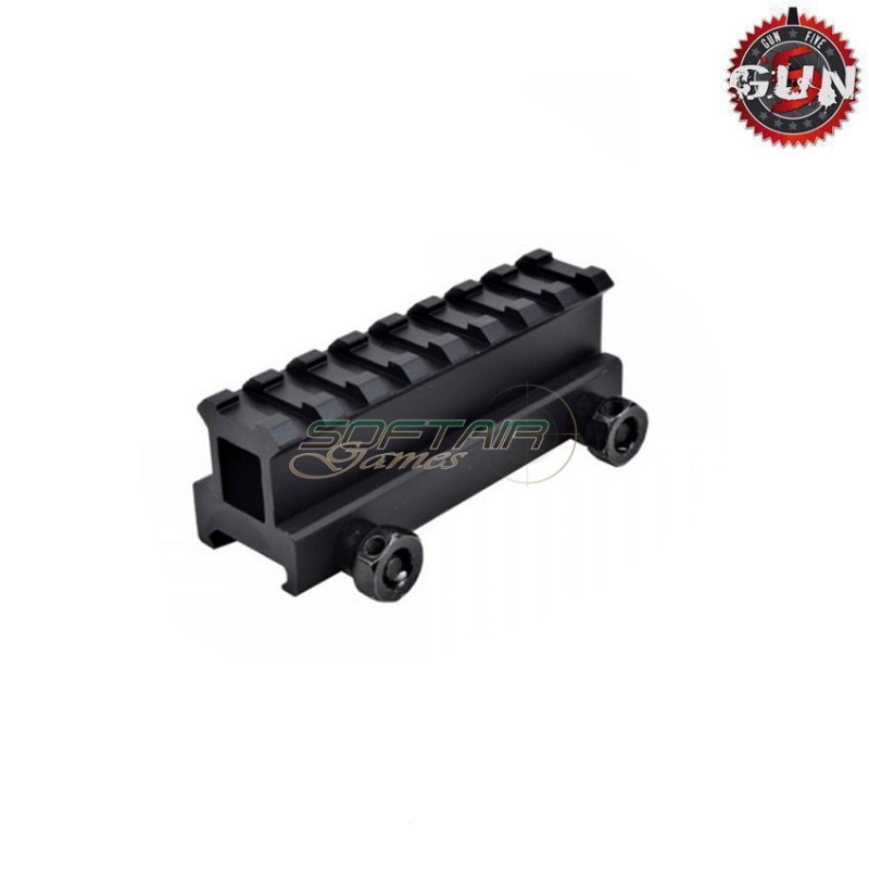 Flat Top 25mm Rail Black Gun Five (gf-js-s16)