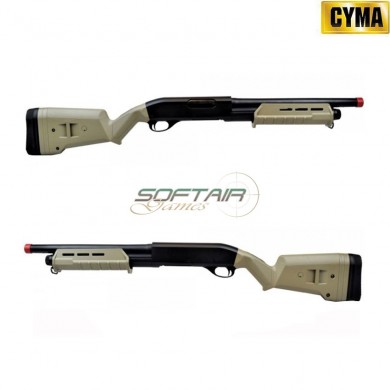 Fucila A Molla Pompa 355 Type Two Tone In Polimero Cyma (cm-cm355t)