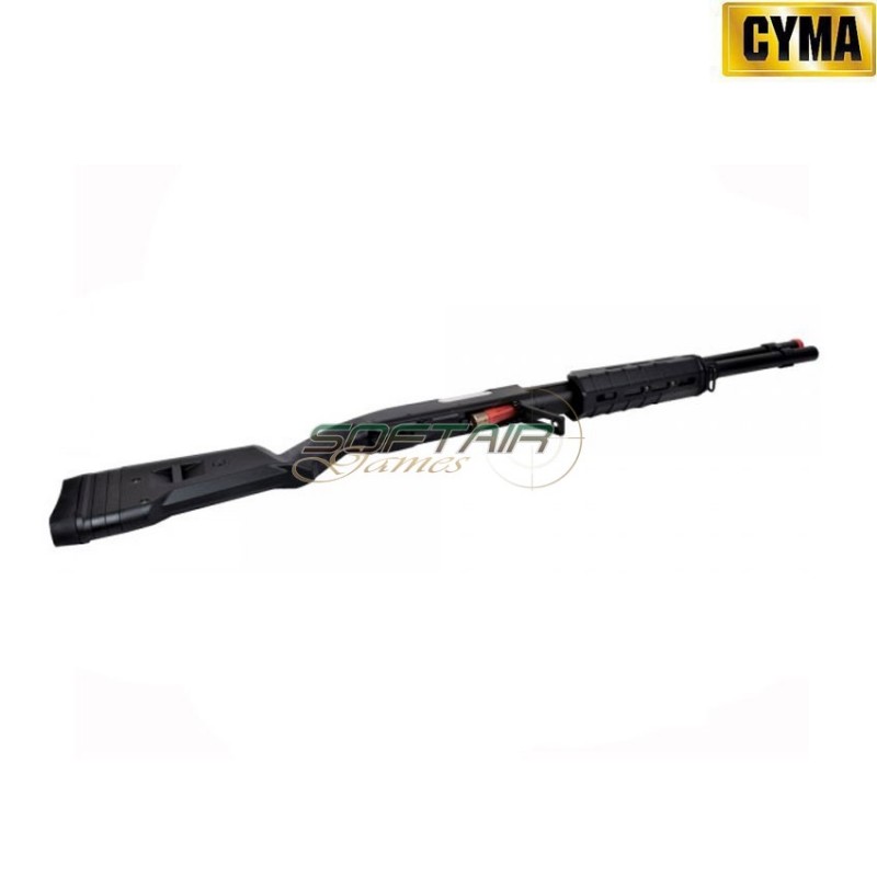 Fucila A Molla Pompa 355 Long Type Black In Polimero Cyma (cm-cm355lb)