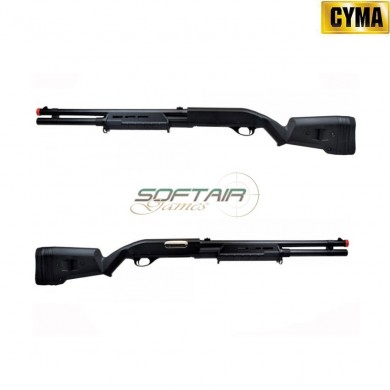 Spring Shotgun 355 Long Type Black Full Metal Cyma (cm-cm355lmb)