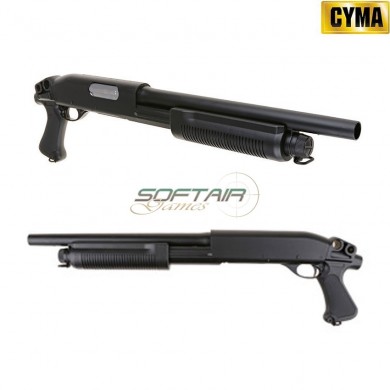 Spring Shotgun 351 Short Type Black Full Metal Cyma (cm-cm351m)