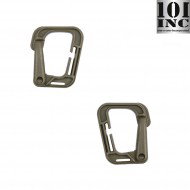Set 2 Grimloc Type 2 Carabiners Coyote 101 Inc (inc-259134-ct)