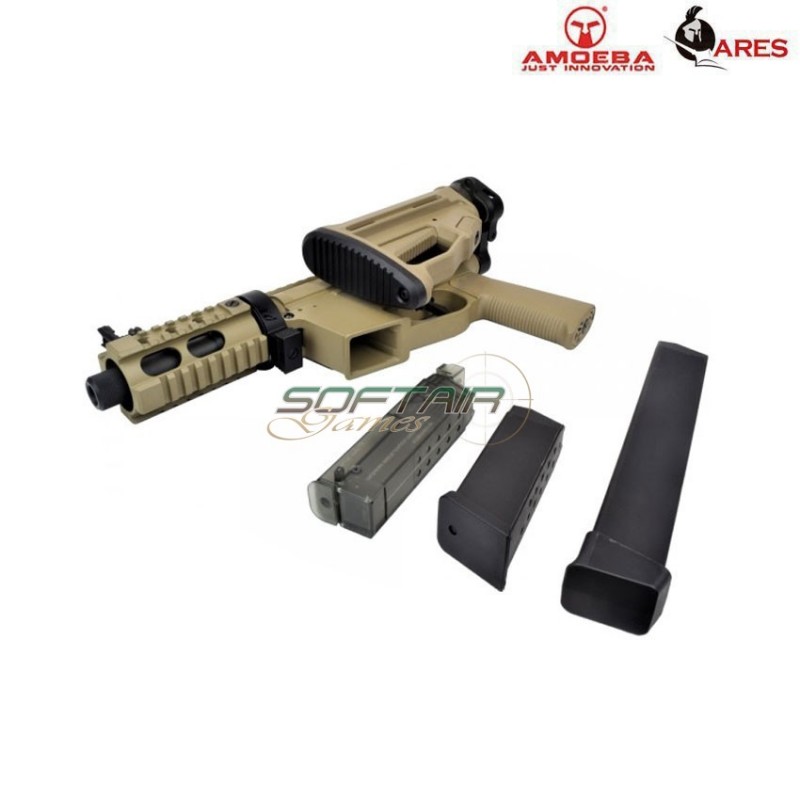 Fucile Elettrico M4 45 Pistol X-class Dark Earth Amoeba Ares (ar-m45-t)