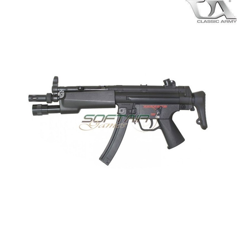 Fucile Elettrico Mp5a5 Lighted Forearm Black Classic Army (ca-mp012m)