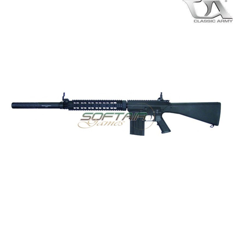 Electric Rifle Sr25 Black Classic Army (ca-ar014m)