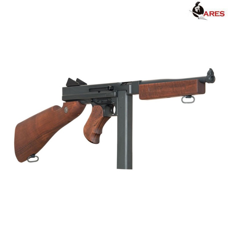 Electric Rifle Ebb Thompson M1a1 Full Metal & Real Wood Ares (ar-smg5)