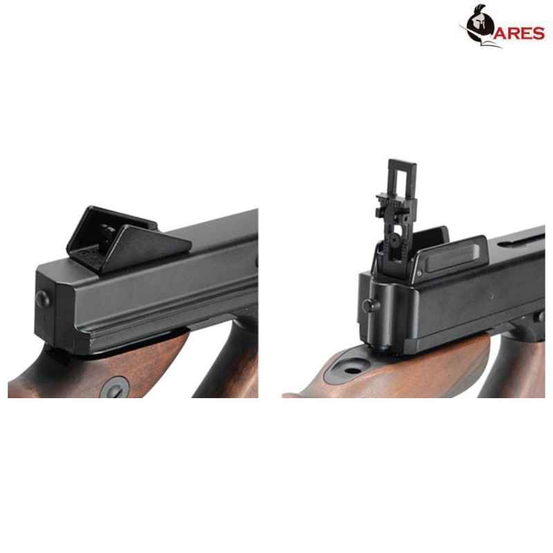 Electric Rifle Ebb Thompson M1a1 Full Metal & Real Wood Ares (ar-smg5)