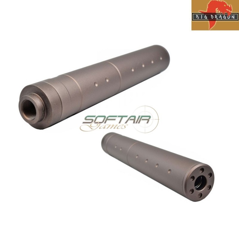 Simple Silencer 14x1 Ccw 190mm Cb Big Dragon (bd0452)