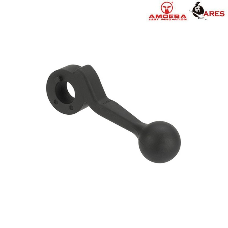 Cocking Handle Type 3 Matte Grey Cnc For M700 Stiker Ares Amoeba (ar-ch06)