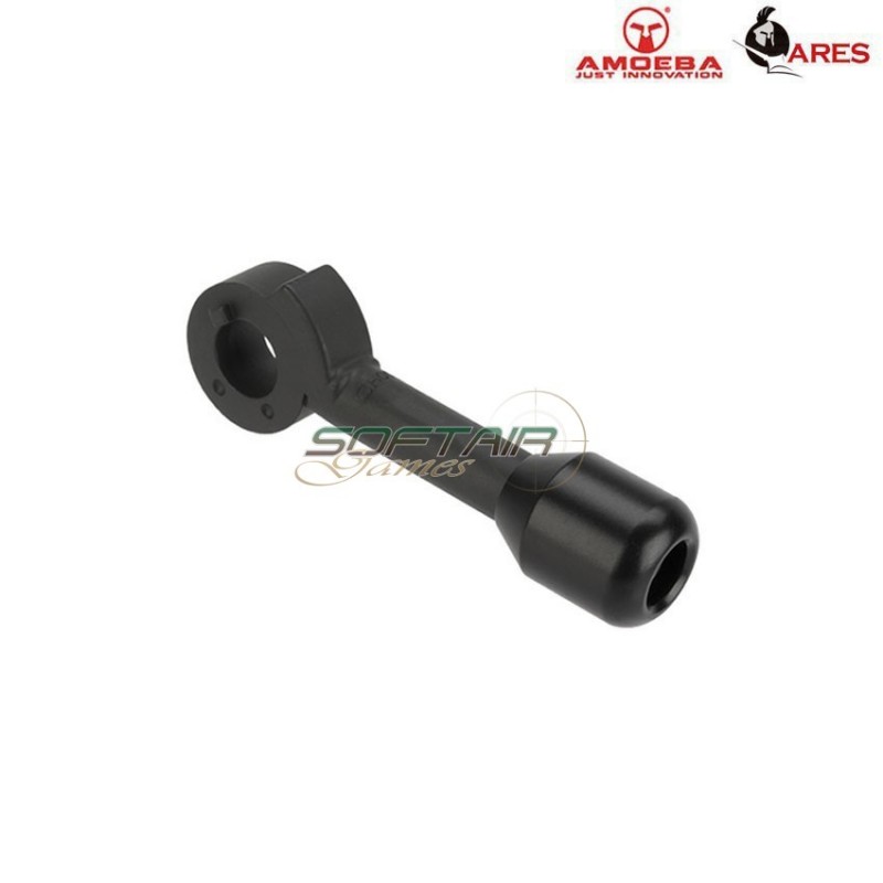 Leva Di Armamento Type 4 Matte Grey Cnc Per M700 Stiker Ares Amoeba (ar-ch14)