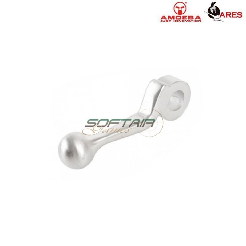 Leva Di Armamento Type 3 Silver Acciaio Per M700 Stiker Ares Amoeba (ar-ch09)