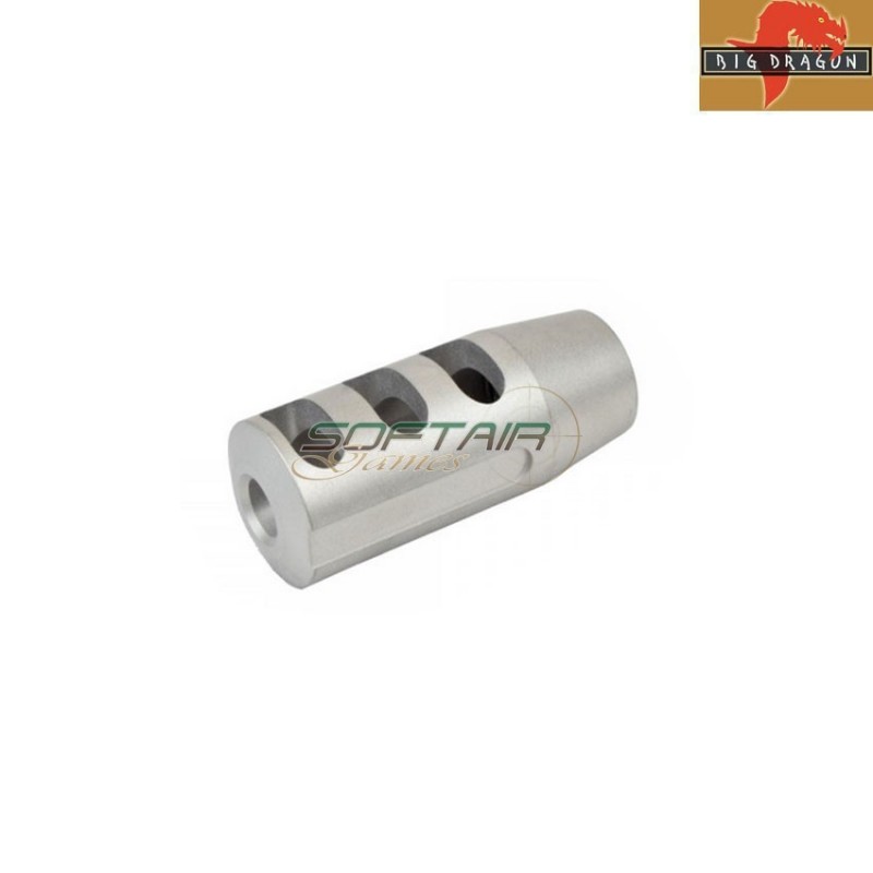 Spegnifiamma Ccw V10 Style Silver Steel Big Dragon (bd-0013a)