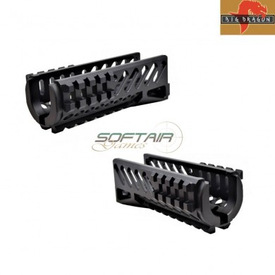 Aluminum Cnc Handguard Ris Aks74u Black Big Dragon (bd-9261)