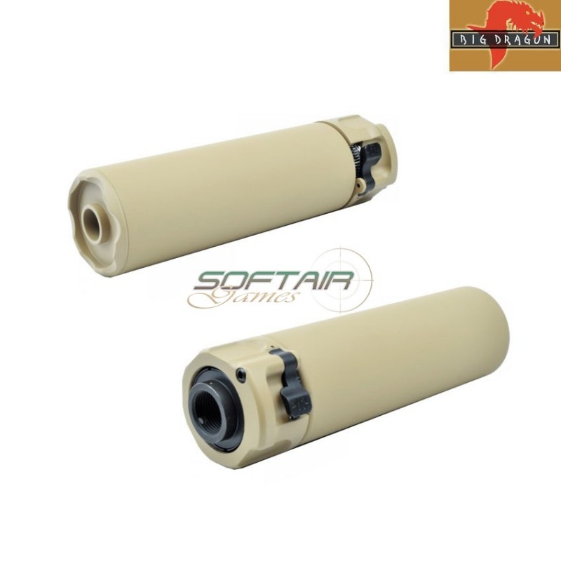 Silenziatore Socm 2 Short 556 Style Dark Earth Big Dragon (bd-0509st)