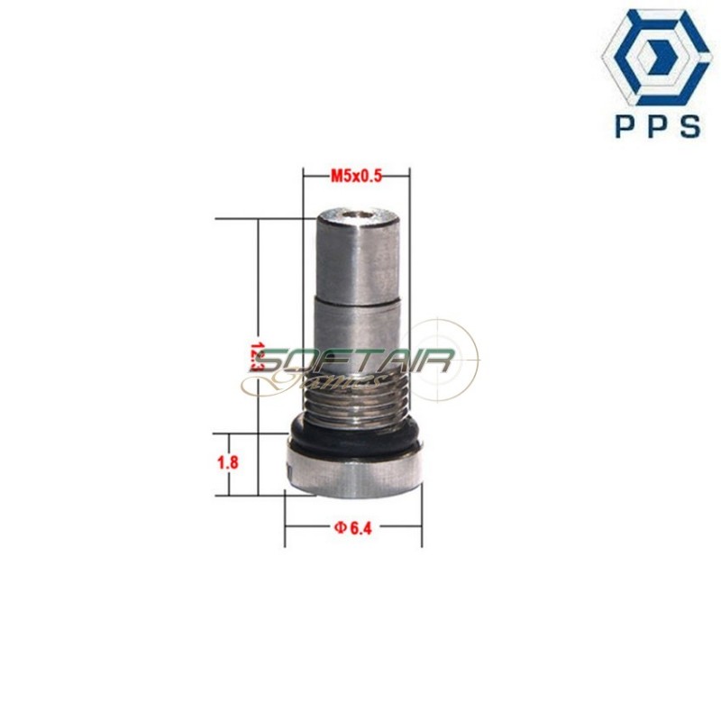 Valvola Di Carico 6,4mm In Acciaio Per Caricatori/granate Pps (pps-pt-07-a)