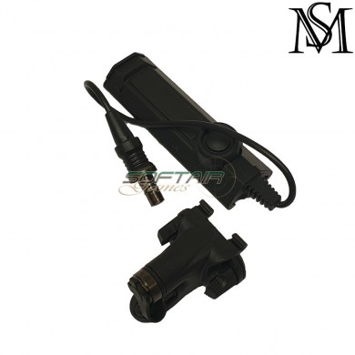 Remote Dual Swtich For All X-series Flashlight Milsim Series (ms-110-bk)