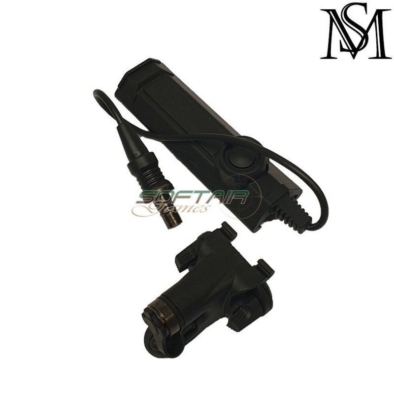Remote Dual Swtich For All X-series Flashlight Milsim Series (ms-110-bk)