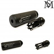 Silencer Acc Short Style Black Milsim Series (ms-s014-bk)