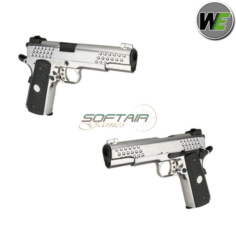 Gas Pistol Kac Knight Hawk M1911 Silver We (we-110329)