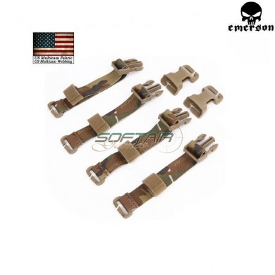 Kit Cinghie Multicam® Genuine Usa Per Tactical Vest Emerson (em7330mc)