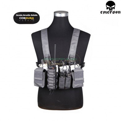 Tactical Chest Hs Style D3cr Wolf Grey Emerson (em7442wg)