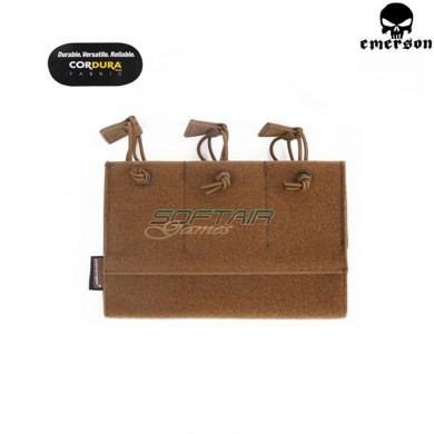 Loop Panel Triple Pouch M4 Coyote Brown Emerson (em9058cb)