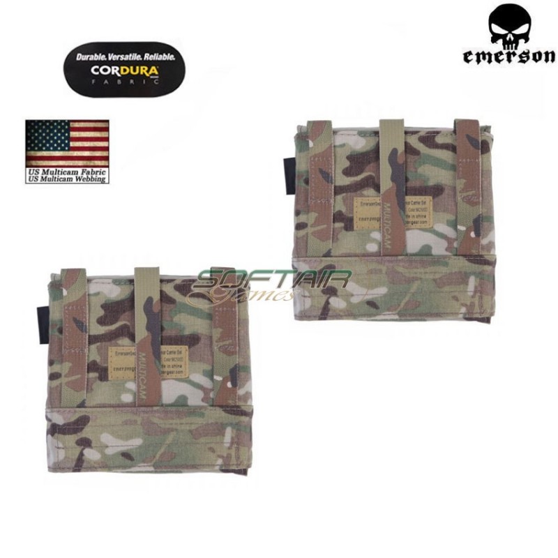 Set 2 Side Armor Carrier 6x6 Avs Type Multicam® Genuine Usa Emerson (em8329mc)